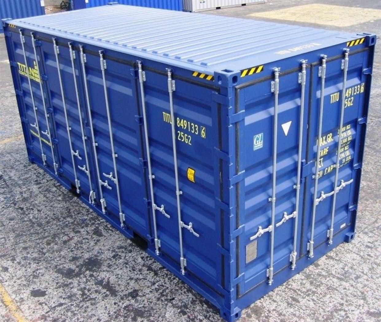 CONTENTOR DE TRANSPORTE DE 20 PÉS COM PORTA DUPLA - Image 2